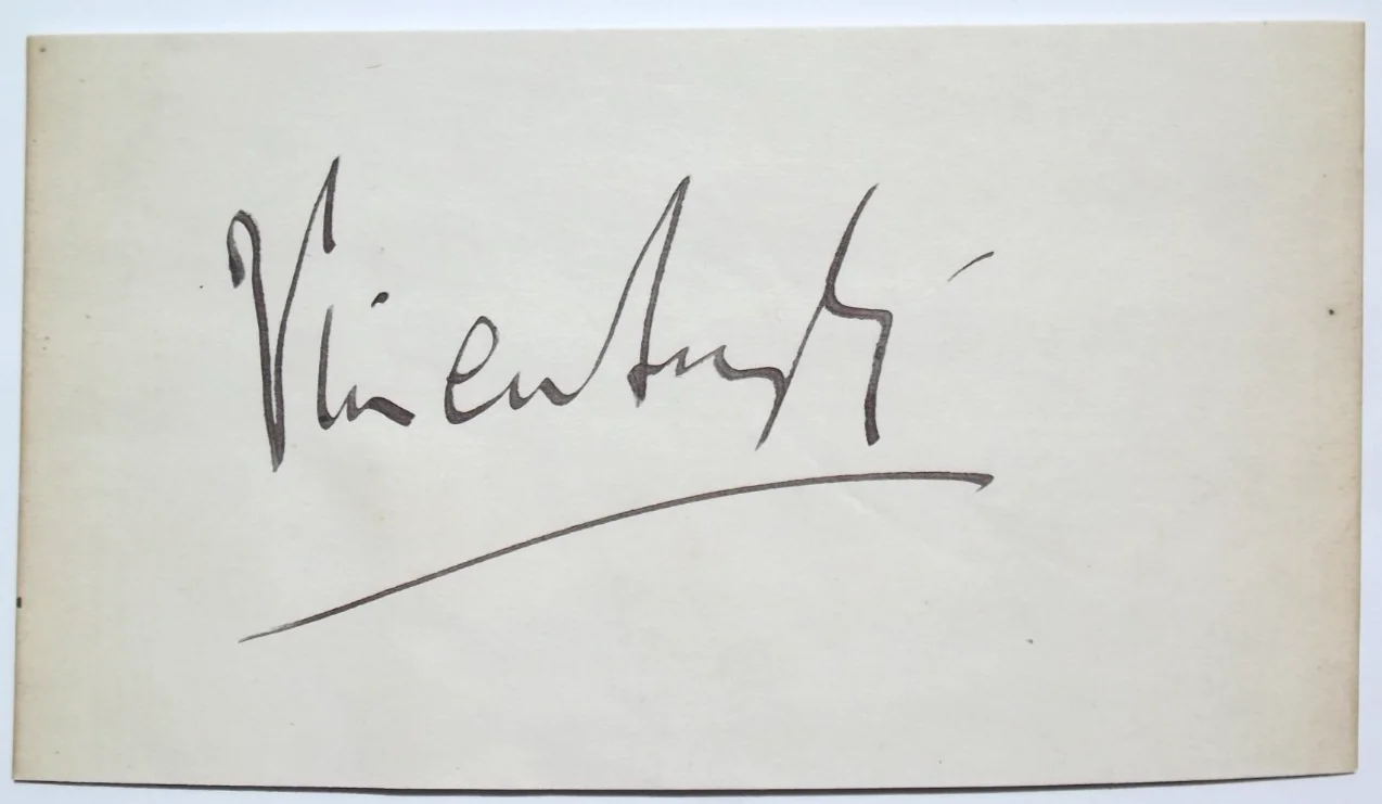 Vivien Leigh — Gone With the Wind, Viven Leigh as Scarlet O'Hara Autograph, image 2