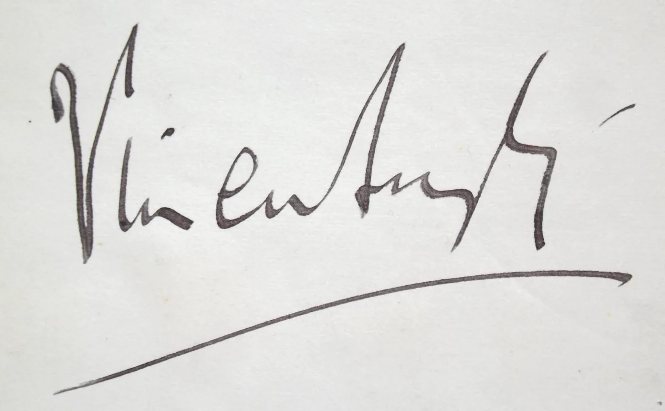 Vivien Leigh — Gone With the Wind, Viven Leigh as Scarlet O'Hara Autograph, image 3