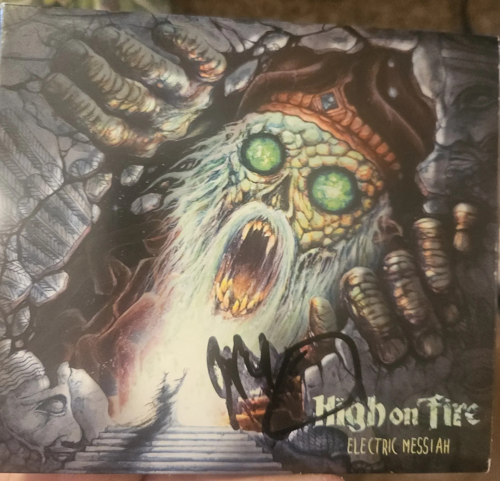 High on Fire CD 4 Lot signed by Jeff Matz (w/PROOF), image 4