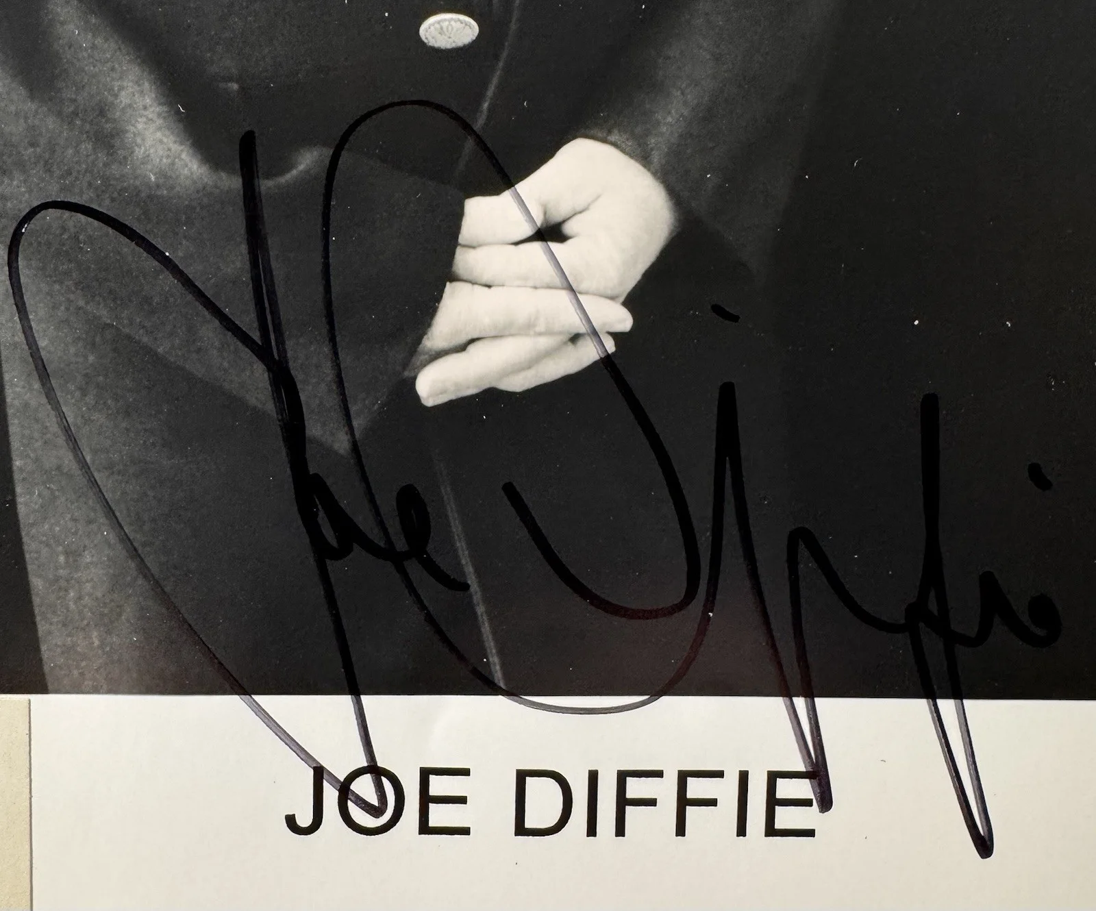 Joe Diffie Signed 8x10 Photo 1997 Epic Records Promo Deceased Country Legend, изображение 2
