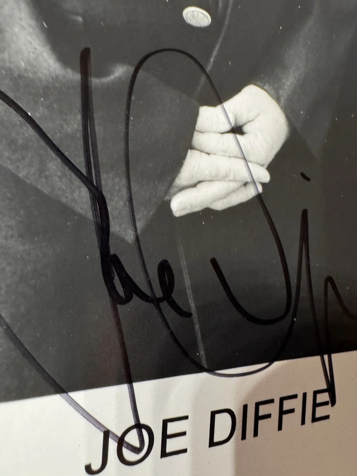 Joe Diffie Signed 8x10 Photo 1997 Epic Records Promo Deceased Country Legend, изображение 3