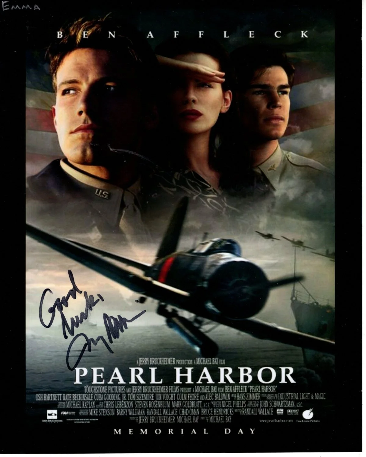 Jerry Bruckheimer — JERRY BRUCKHEIMER signed autographed 8x10 PEARL HARBOR photo