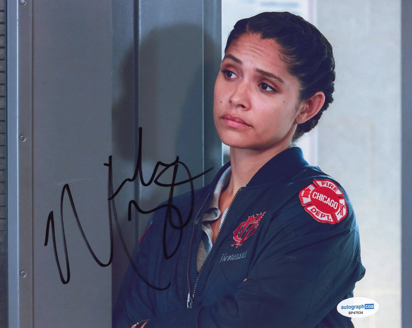 Miranda Rae Mayo — Miranda Rae Mayo "Chicago Fire" AUTOGRAPH Signed 'Stella Kidd' 8x10 Photo D ACOA