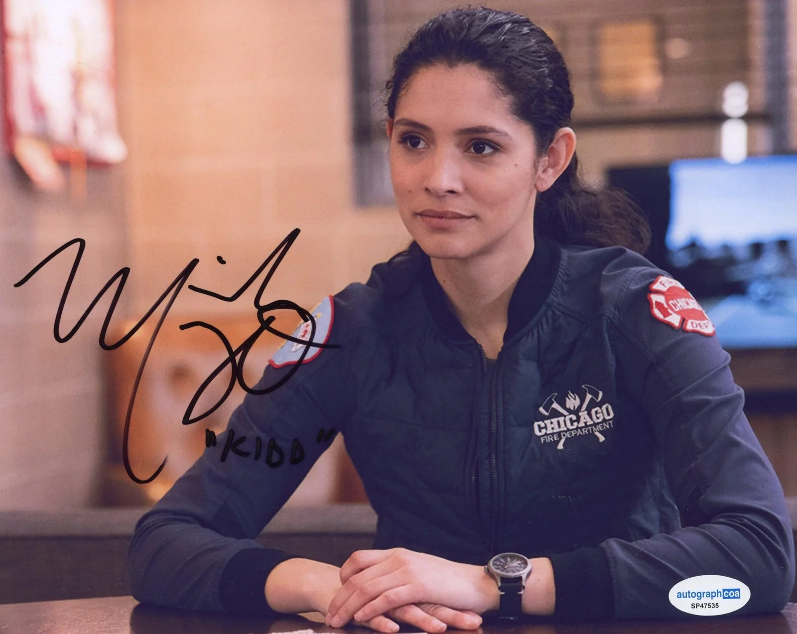 Miranda Rae Mayo — Miranda Rae Mayo "Chicago Fire" AUTOGRAPH Signed 'Stella Kidd' 8x10 Photo C ACOA