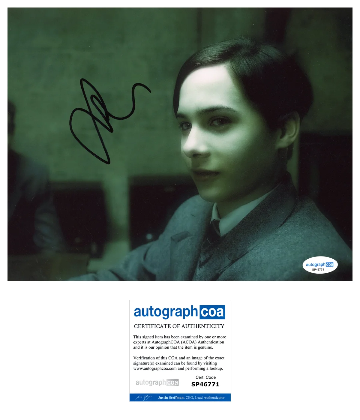 Frank Dillane Harry Potter Autographed Signed 8x10 Photo ACOA, изображение 2