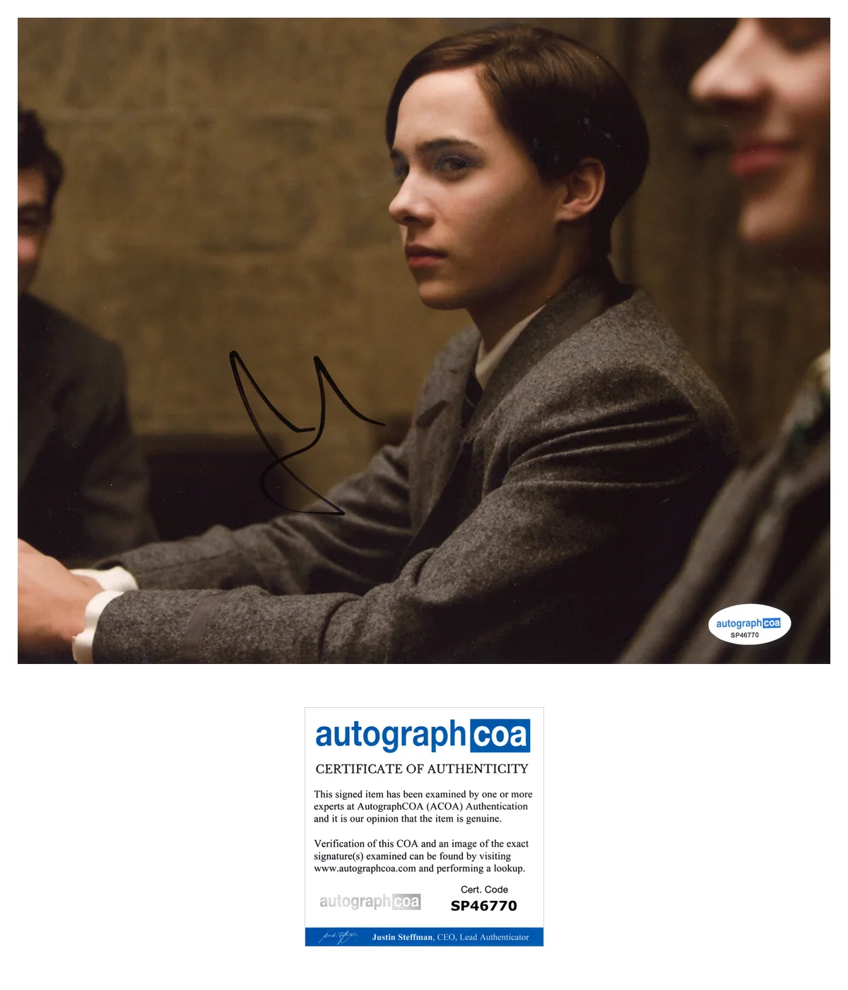 Frank Dillane Harry Potter Autographed Signed 8x10 Photo ACOA, image 2