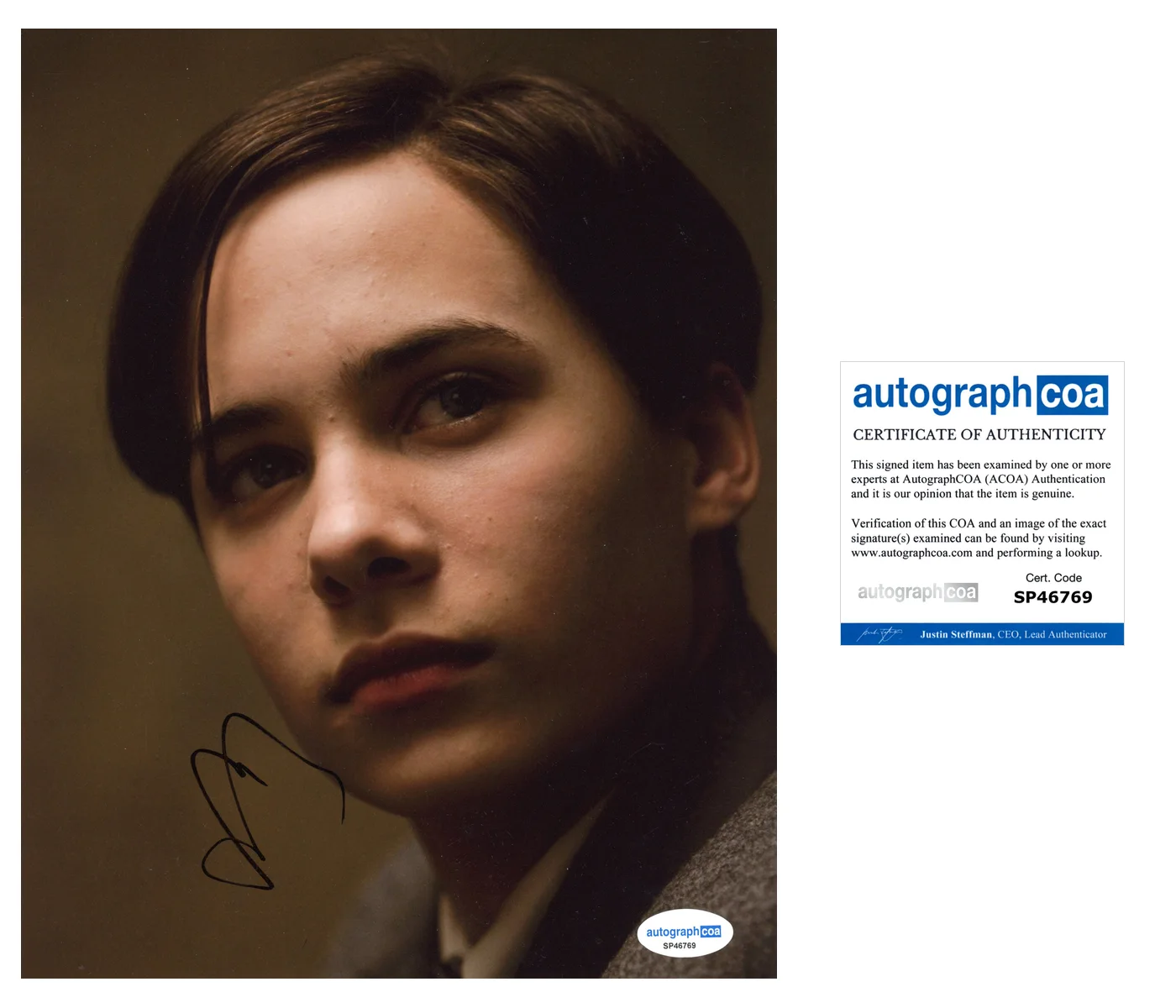 Frank Dillane Harry Potter Autographed Signed 8x10 Photo ACOA, image 2