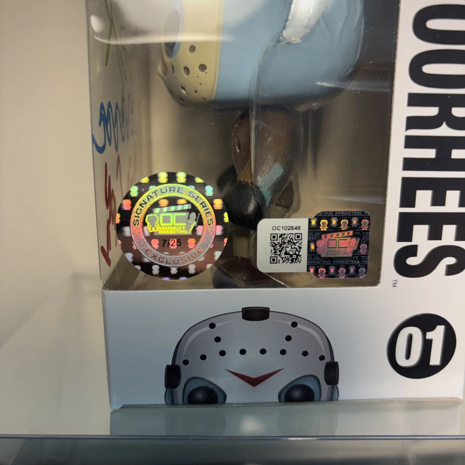 Ari Lehman — Ari Lehman Signed Jason Funko Pop #01 – Friday the 13th w/ Sketch and COA, image 5