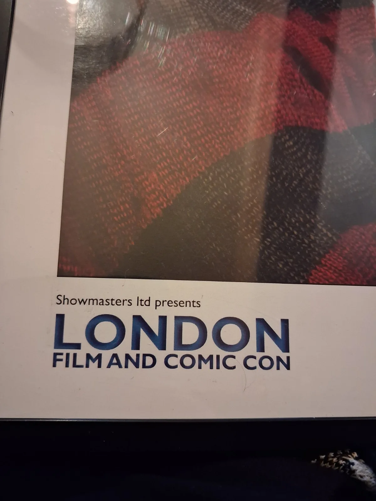 Topenga Freddy Krueger London Film and Comic Con Poster 12 x 17 Inch Framed Art, изображение 2