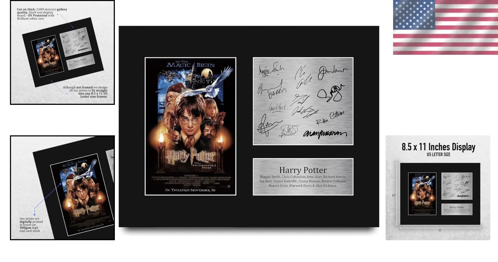 Daniel Radcliffe — Stunning Harry Potter Cast Autograph Display - Memorable Movie Keepsake, image 2