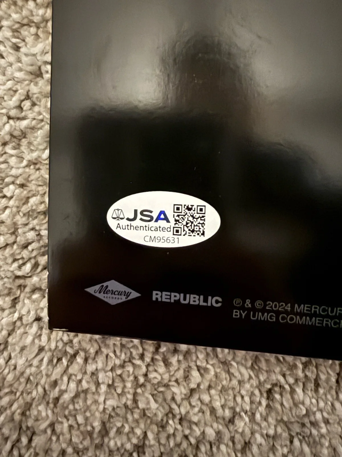 POST MALONE SIGNED F-1 TRILLION VINYL ALBUM JSA COA AUTOGRAPHED COUNTRY RAPPER, изображение 2