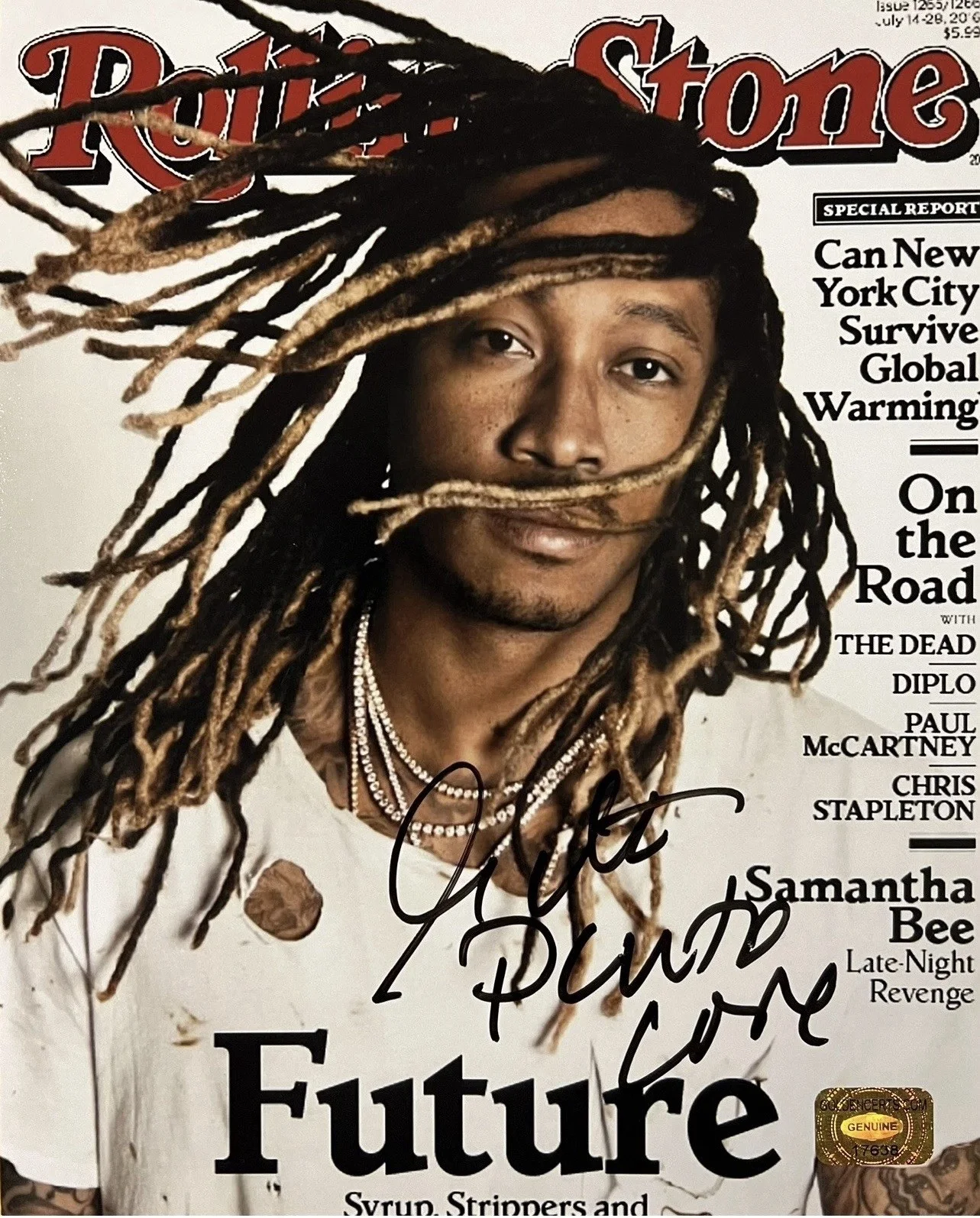 Future Rapper Signed Photo COA Autograph Rap Hip Hop 8x10 I Never Liked You, изображение 2