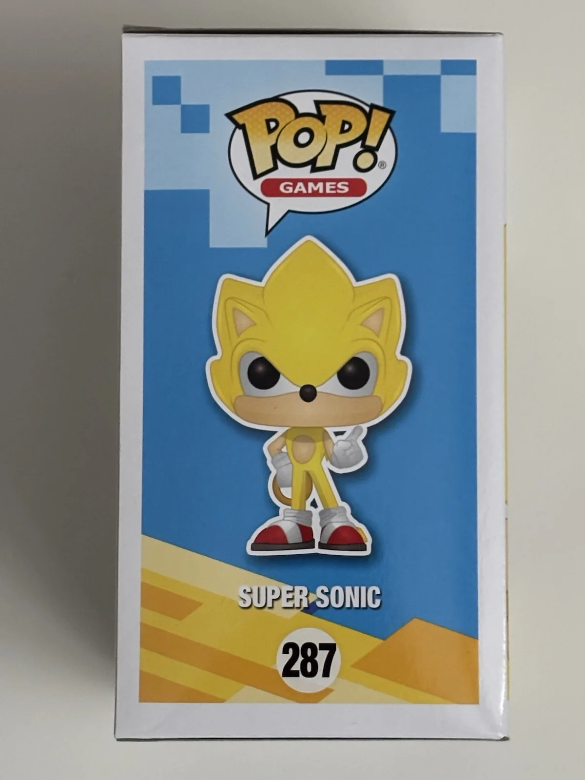 Ben Schwartz — Funko Pop Sonic the Hedgehog Super Sonic #287 Ben Schwartz Signed JSA COA, image 3