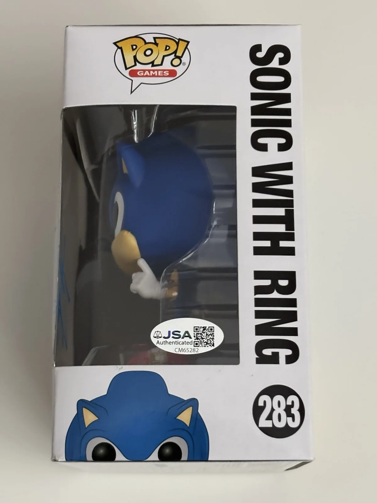 Ben Schwartz James Marsden — Funko Pop Sonic the Hedgehog Sonic Ben Schwartz James Marsden Signed JSA COA, image 3