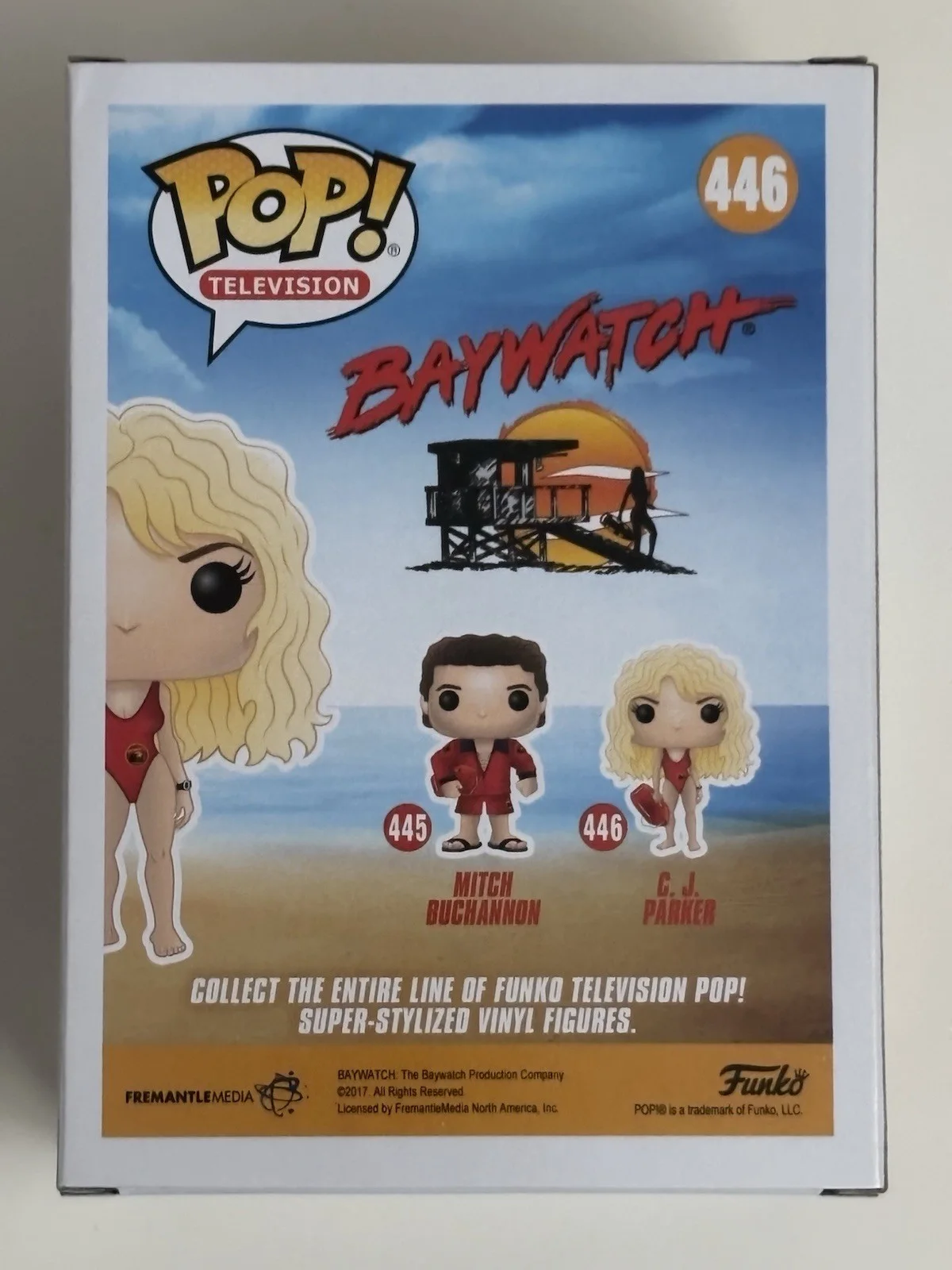 Pamela Anderson — Funko Pop Baywatch CJ Parker #446 Pamela Anderson Signed Autographed JSA COA, image 3