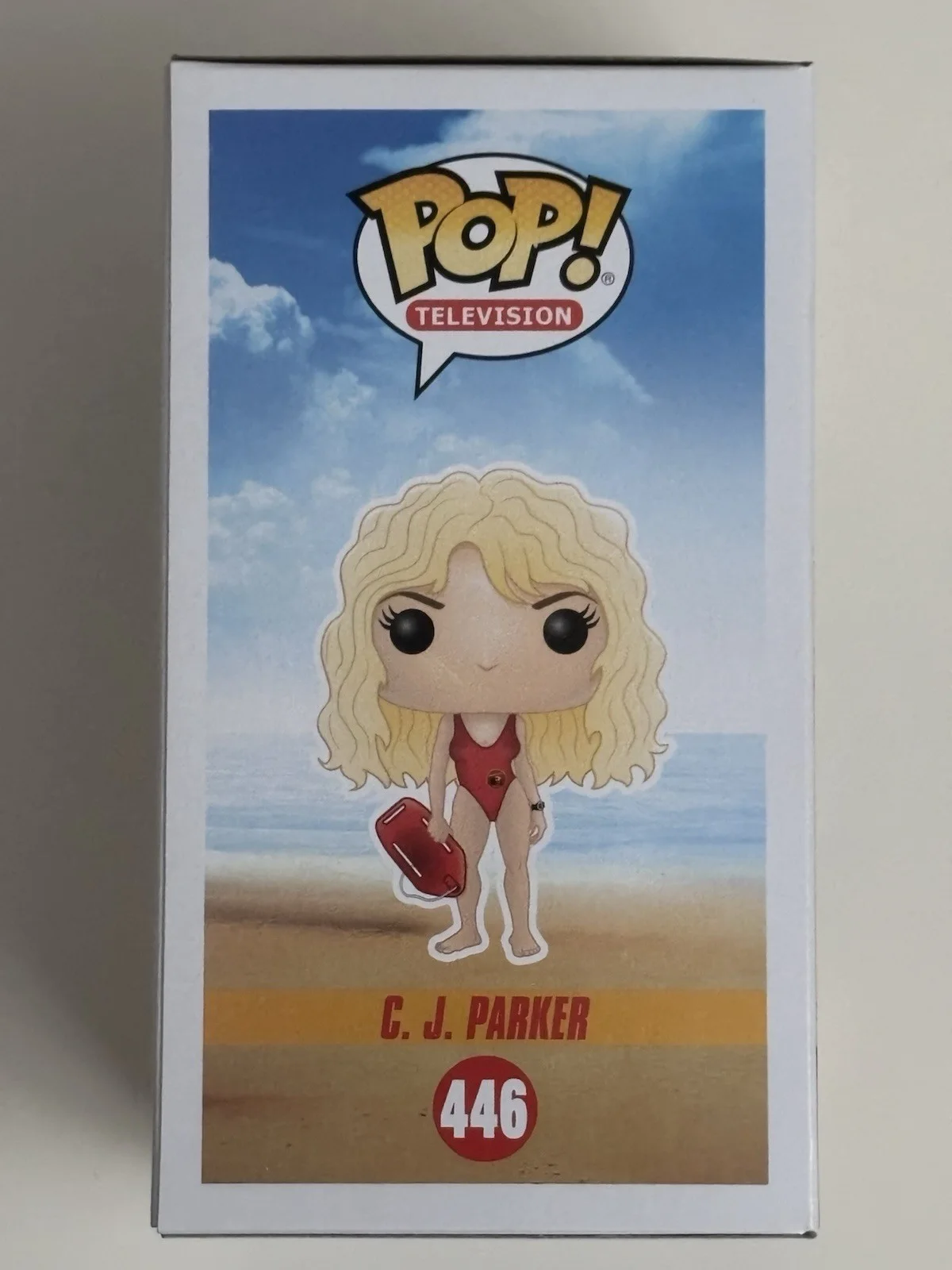 Pamela Anderson — Funko Pop Baywatch CJ Parker #446 Pamela Anderson Signed Autographed JSA COA, image 4