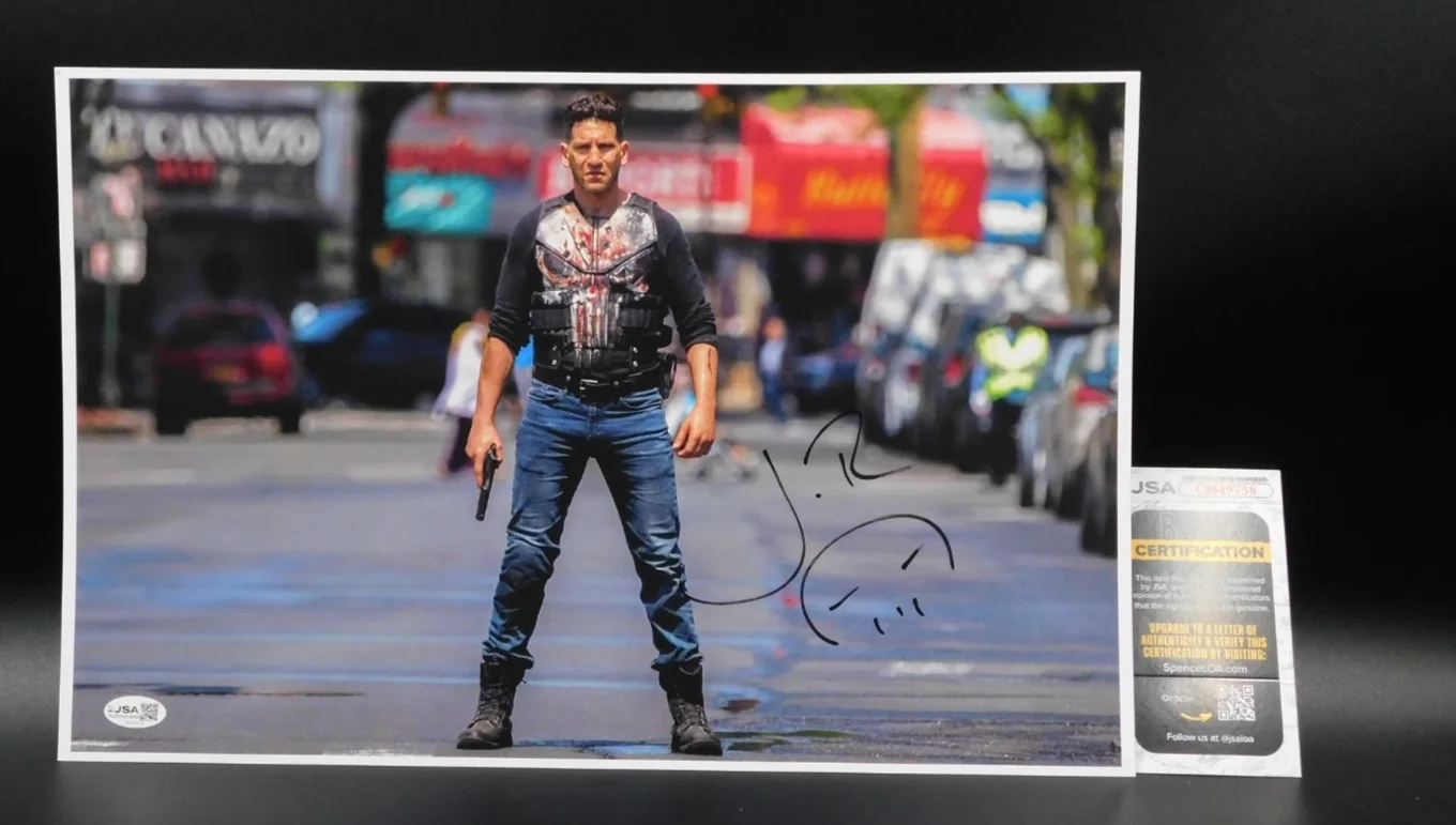 Jon Bernthal — John Bernthal Signed/Autographed Punisher 11x17 Poster JSA COA (B)