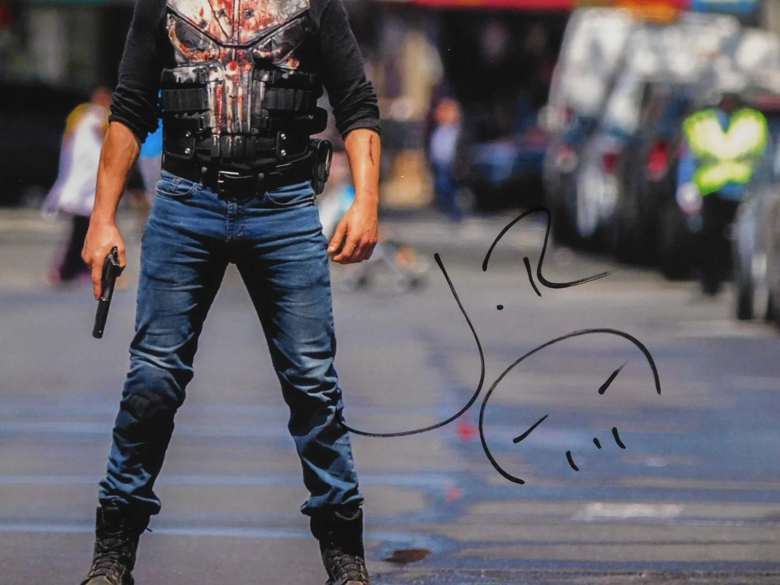 Jon Bernthal — John Bernthal Signed/Autographed Punisher 11x17 Poster JSA COA (B), изображение 2