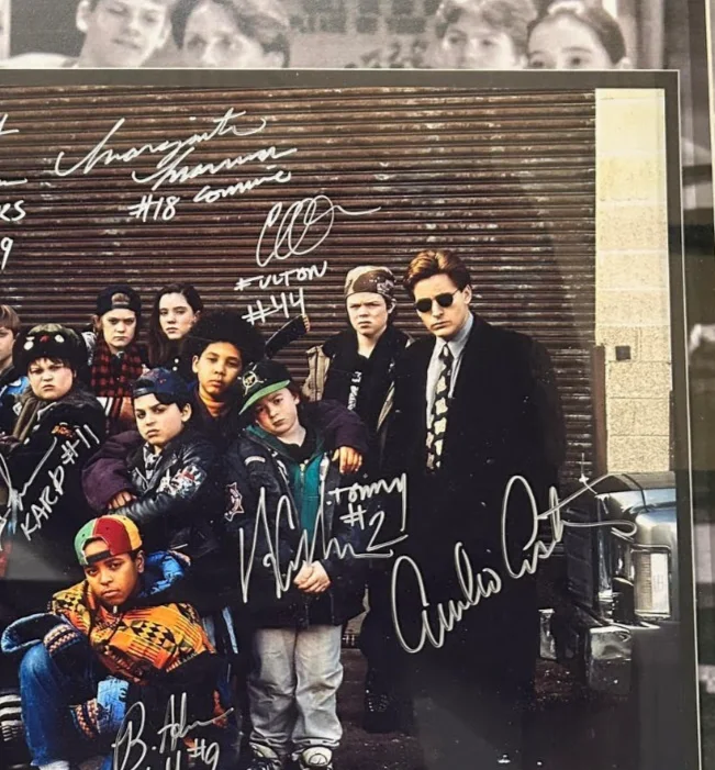 Mighty Ducks Cast-Signed 16x20 Photo Framed Shadowbox JSA COA — 10+ Signatures, image 3