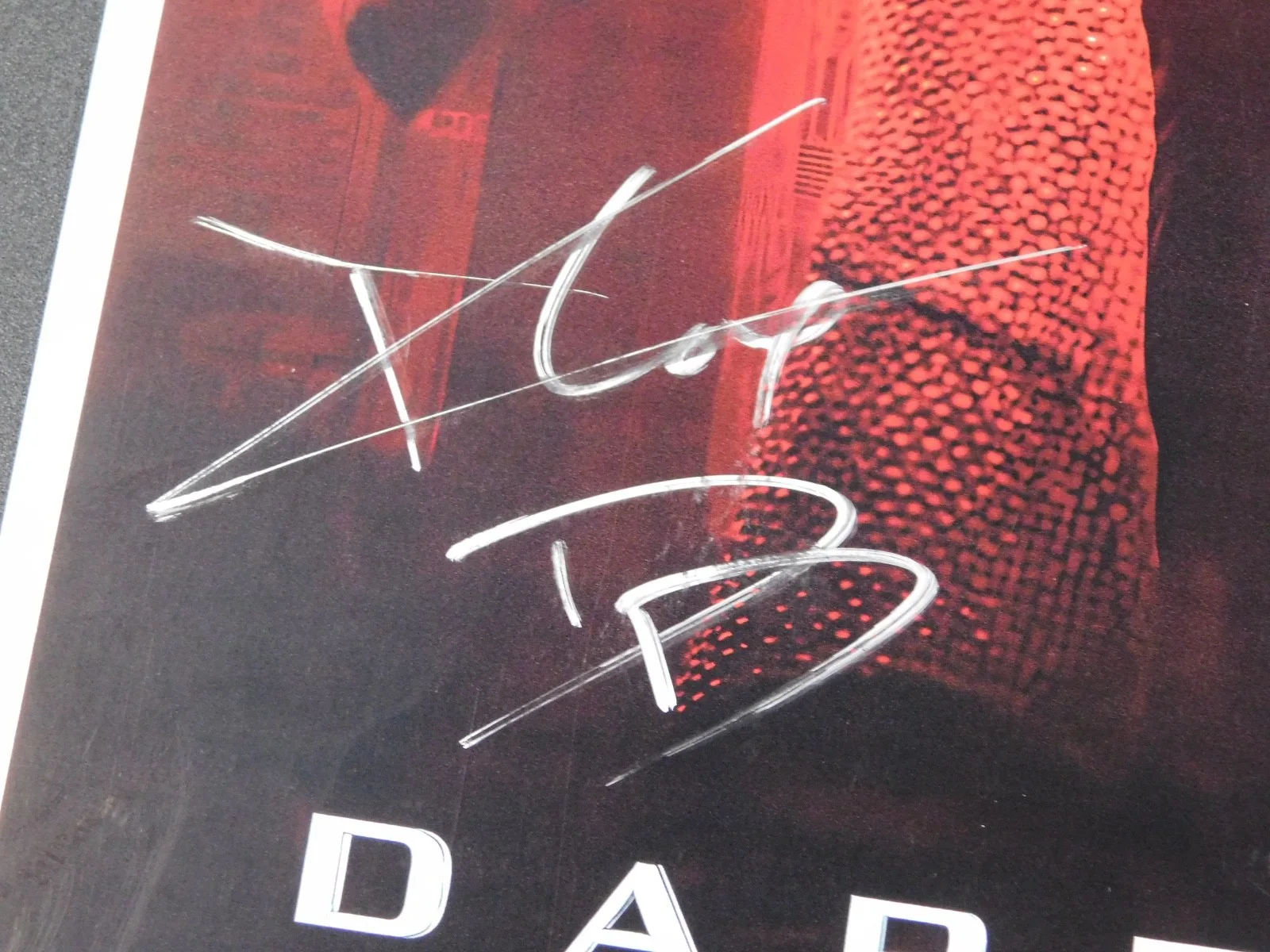 Charlie Cox — Charlie Cox & Vince Signed/Autographed Daredevil 11x17 Movie Poster JSA COA (D), изображение 2