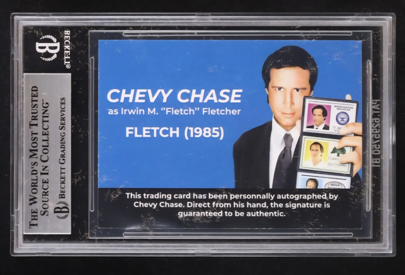 Chevy Chase — Chevy Chase Signed 1985 "Fletch" Trading Card. Beckett Authentic Auto! 🔥🔥, изображение 2