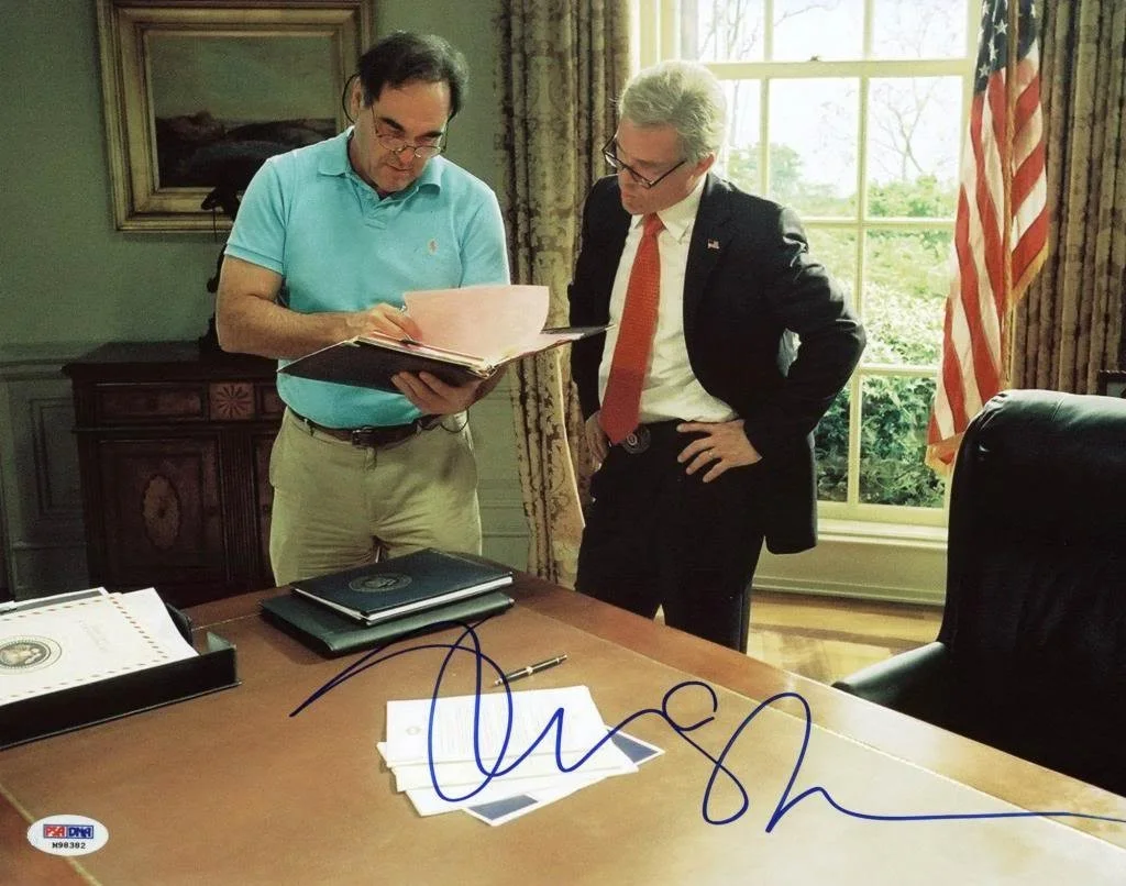 Oliver Stone — Oliver Stone W. Signed Authentic 11X14 Photo Autographed PSA/DNA #M98382, изображение 3
