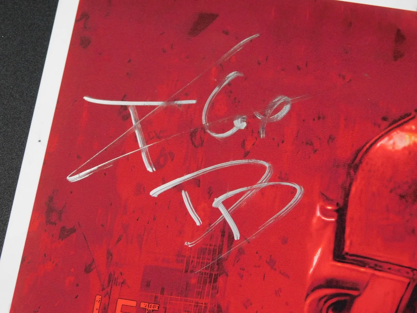Charlie Cox — Charlie Cox & Vince Signed/Autographed Daredevil 11x17 Movie Poster JSA COA (C), изображение 2