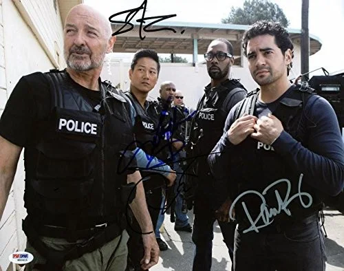 Gang Related — Gang Related (4) O'Quinn, Rza, Kang & Rodriguez Signed 11X14 Photo PSA #W00415, изображение 3