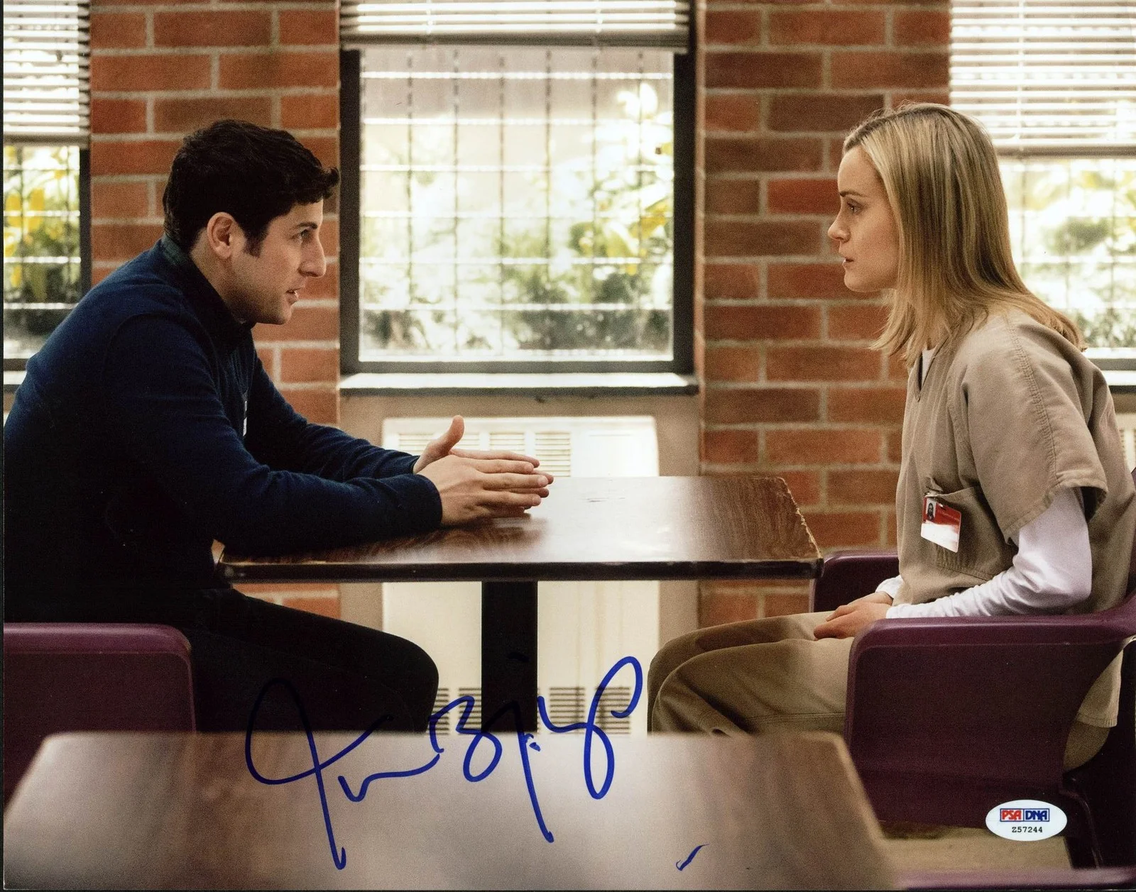 Jason Biggs — Jason Biggs Orange Is The New Black Signed Authentic 11X14 Photo PSA/DNA #Z57244