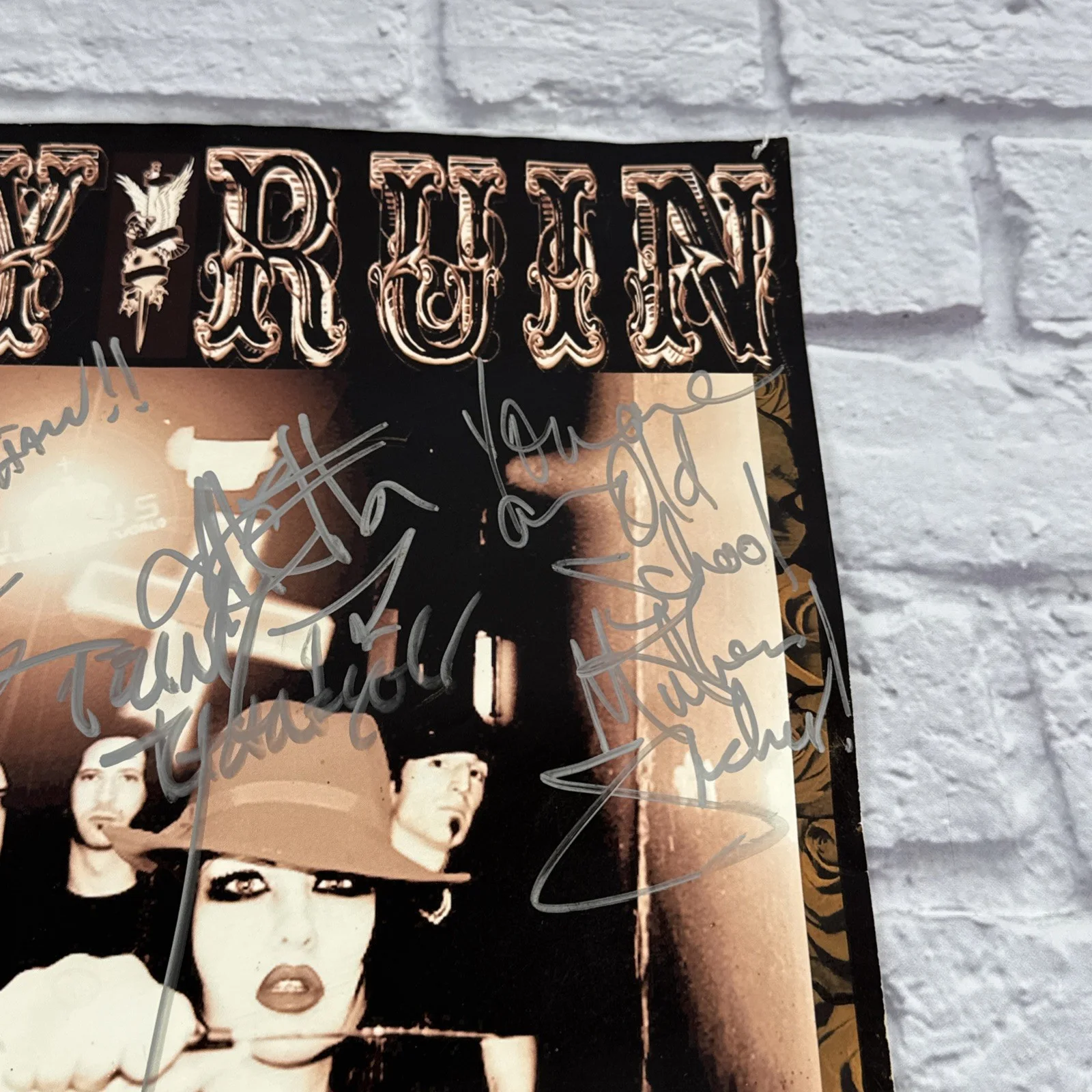 My Ruin Band Poster Picture Signed Autographed 16.5" X 11.5", image 3