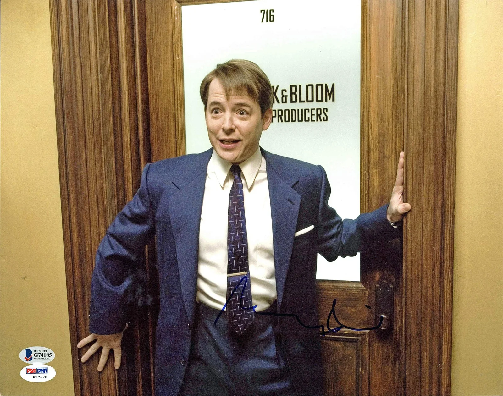 Matthew Broderick — Matthew Broderick The Producers Authentic Signed 11x14 Photo BAS #G74185, изображение 3