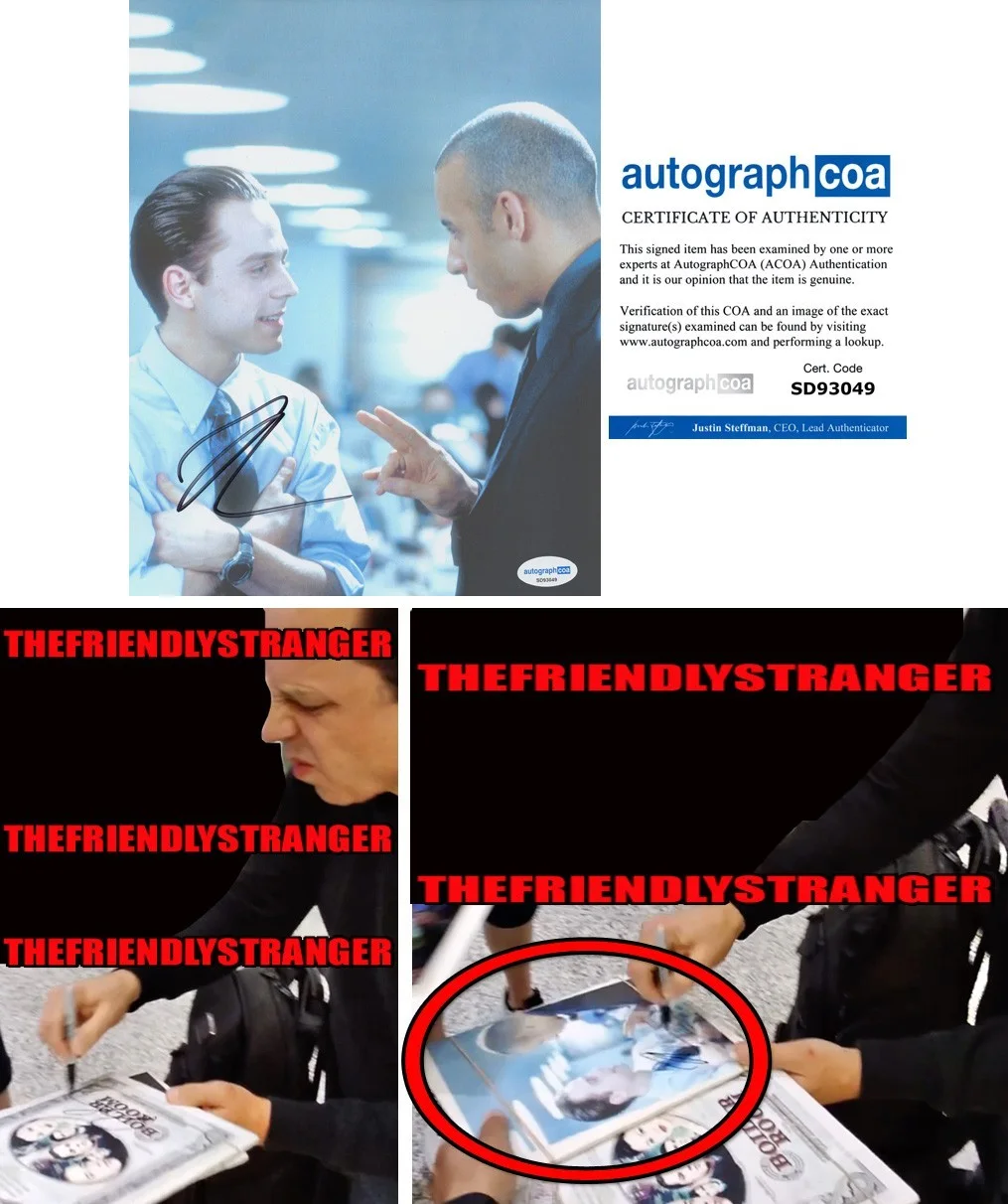 Giovanni Ribisi — Giovanni Ribisi signed "BOILER ROOM" 8x10 Photo EXACT PROOF Vin Diesel ACOA COA