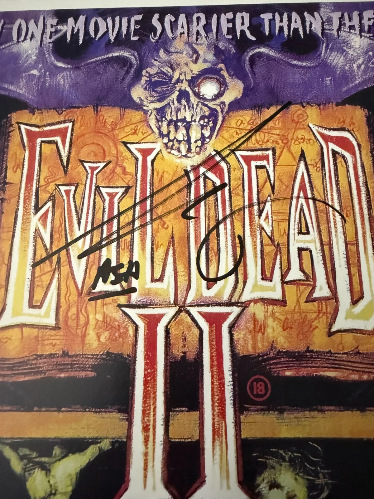 Bruce Campbell — Bruce Campbell signed Evil Dead 11x17 poster Certified, image 2