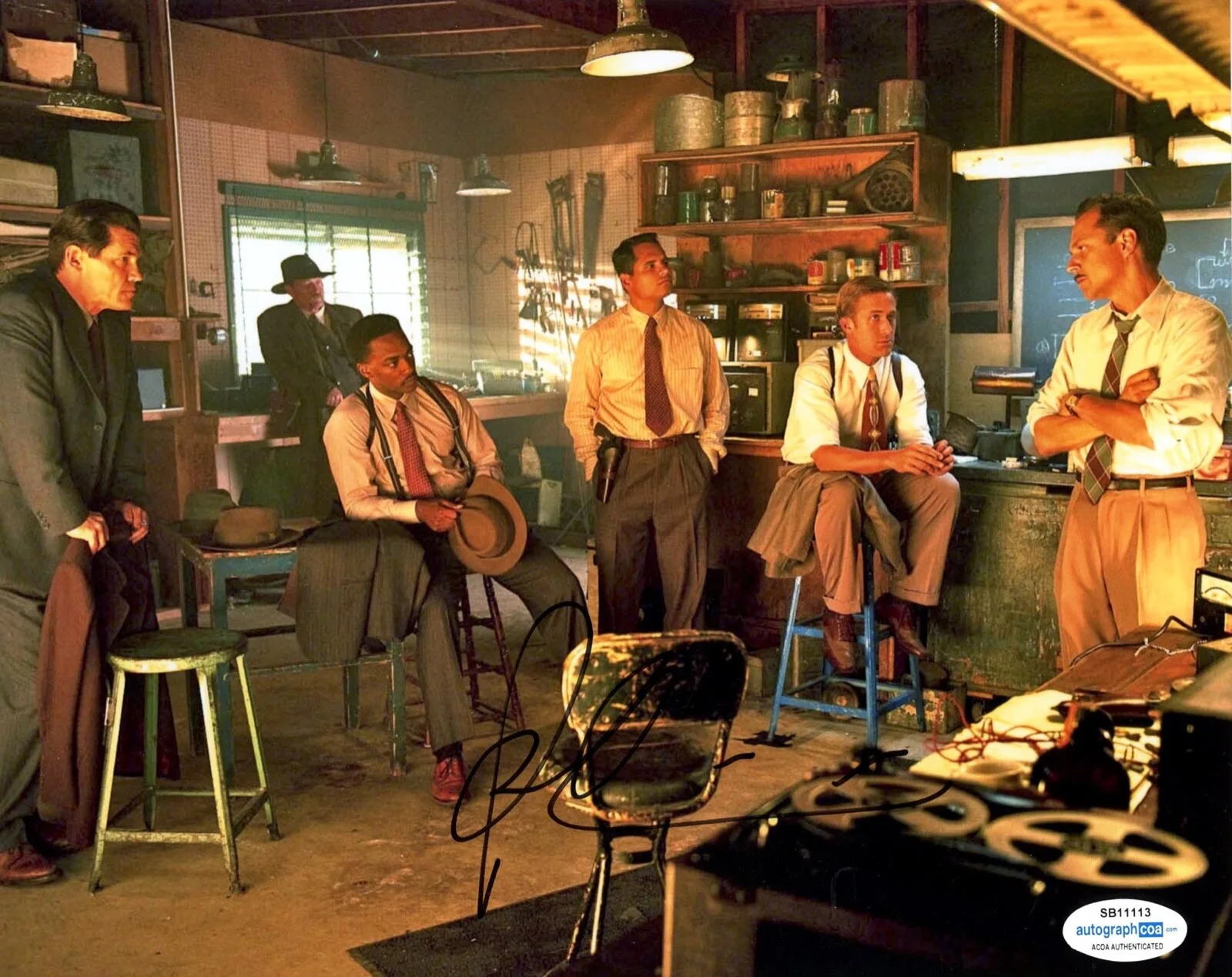 Giovanni Ribisi — Giovanni Ribisi signed 8x10 Photo "GANGSTER SQUAD" EXACT PROOF b ACOA COA, изображение 4