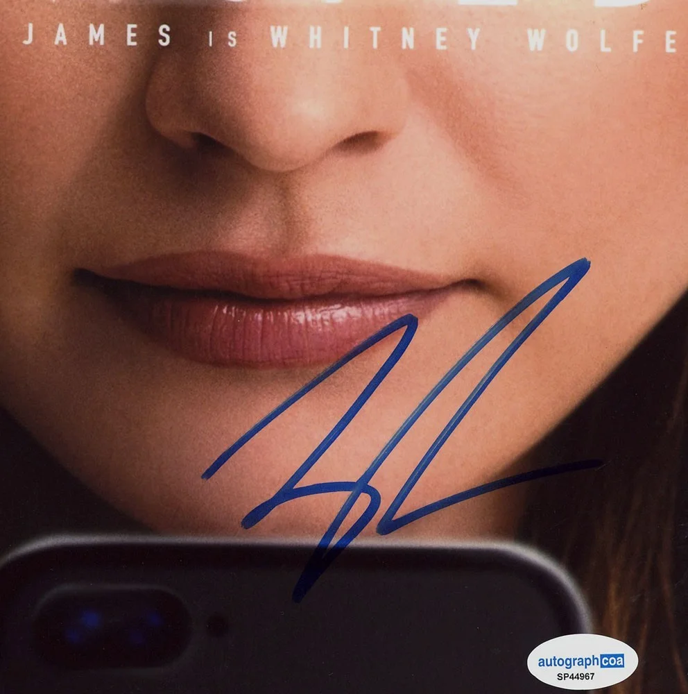 LILY JAMES — Lily James signed "SWIPED" 8x10 Photo EXACT PROOF Auto Hot SEXY Bumble ACOA COA, image 5