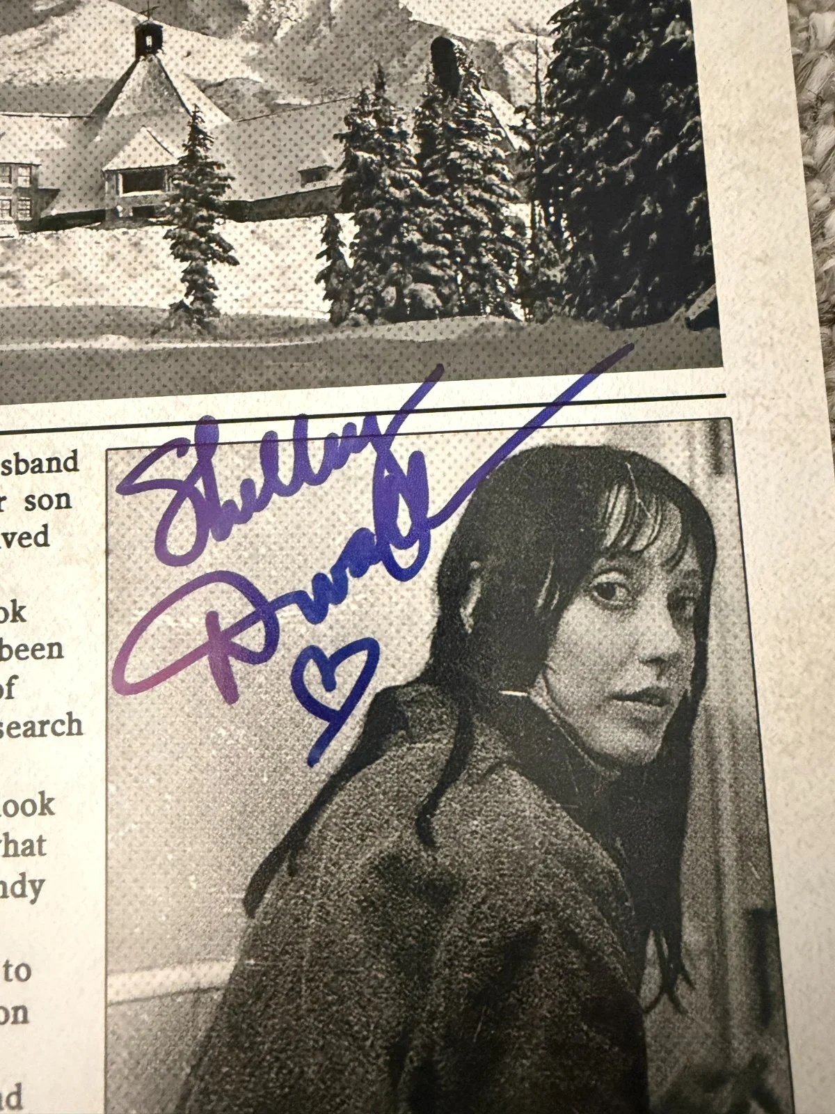 Shelley Duvall — The Shining Shelley Duvall signed Poster - Certified 11x17, изображение 2