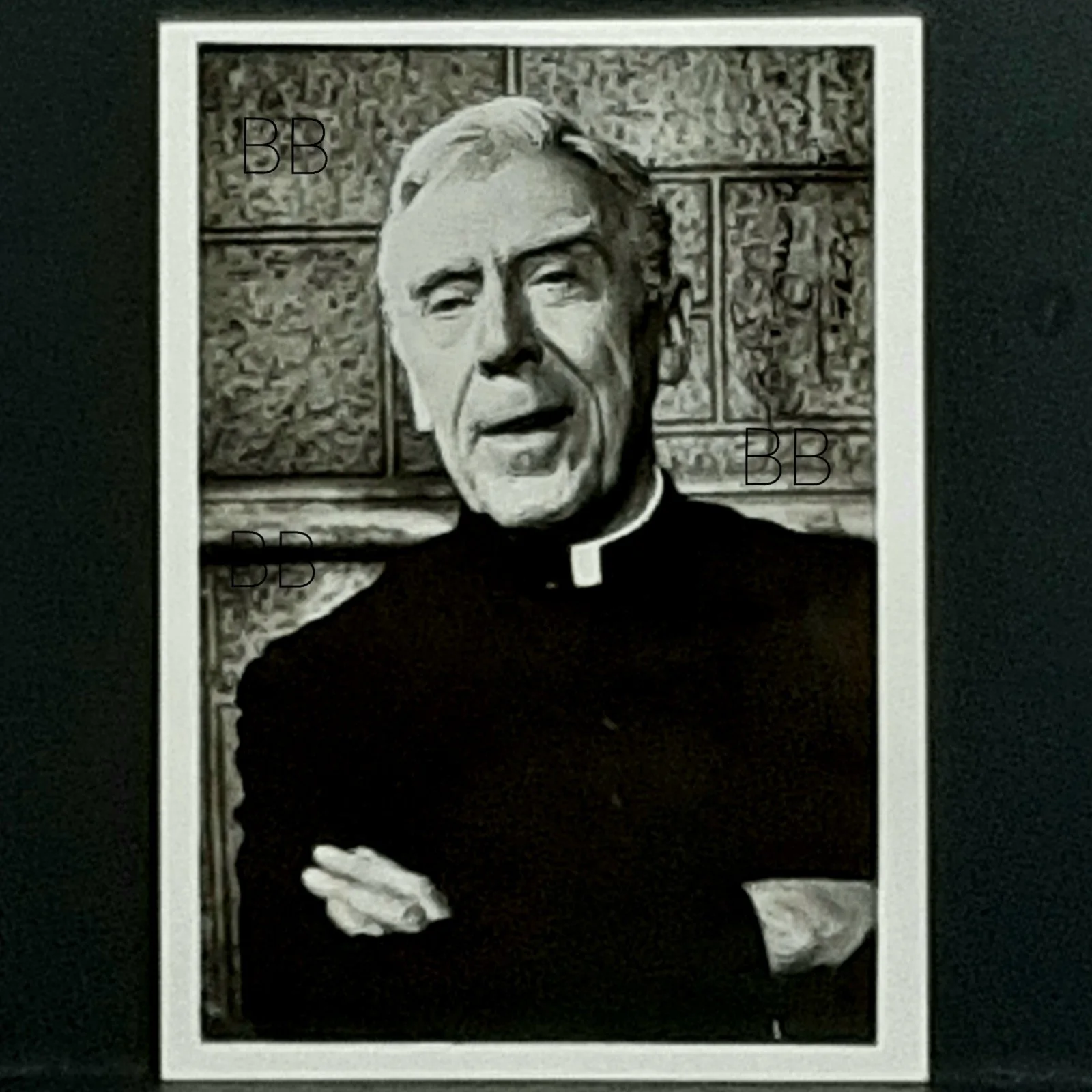 Leo G. Carroll — 1963 Signed Photo Actor Leo G. Carroll as Father Fitzgibbon TV Show Going My Way, изображение 2