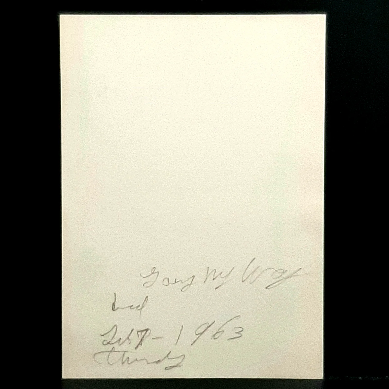 Leo G. Carroll — 1963 Signed Photo Actor Leo G. Carroll as Father Fitzgibbon TV Show Going My Way, изображение 3