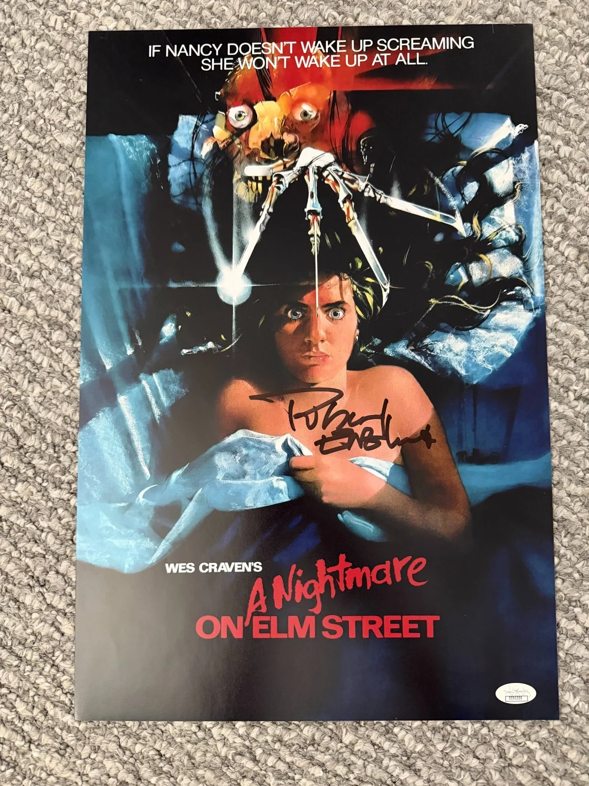 Robert Englund — A Nightmare on Elm Street 12x18 Signed by Robert Englund - Certified