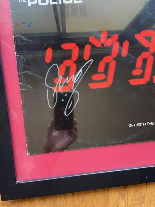 THE POLICE Ghost In The Machine LP vinyl album SIGNED by STING autograph, изображение 2