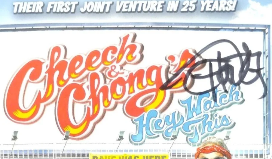 Cheech, Chong — Cheech and Chong Signed Hey Watch This DVD Movies Framed Beckett Tommy Autograph, изображение 3