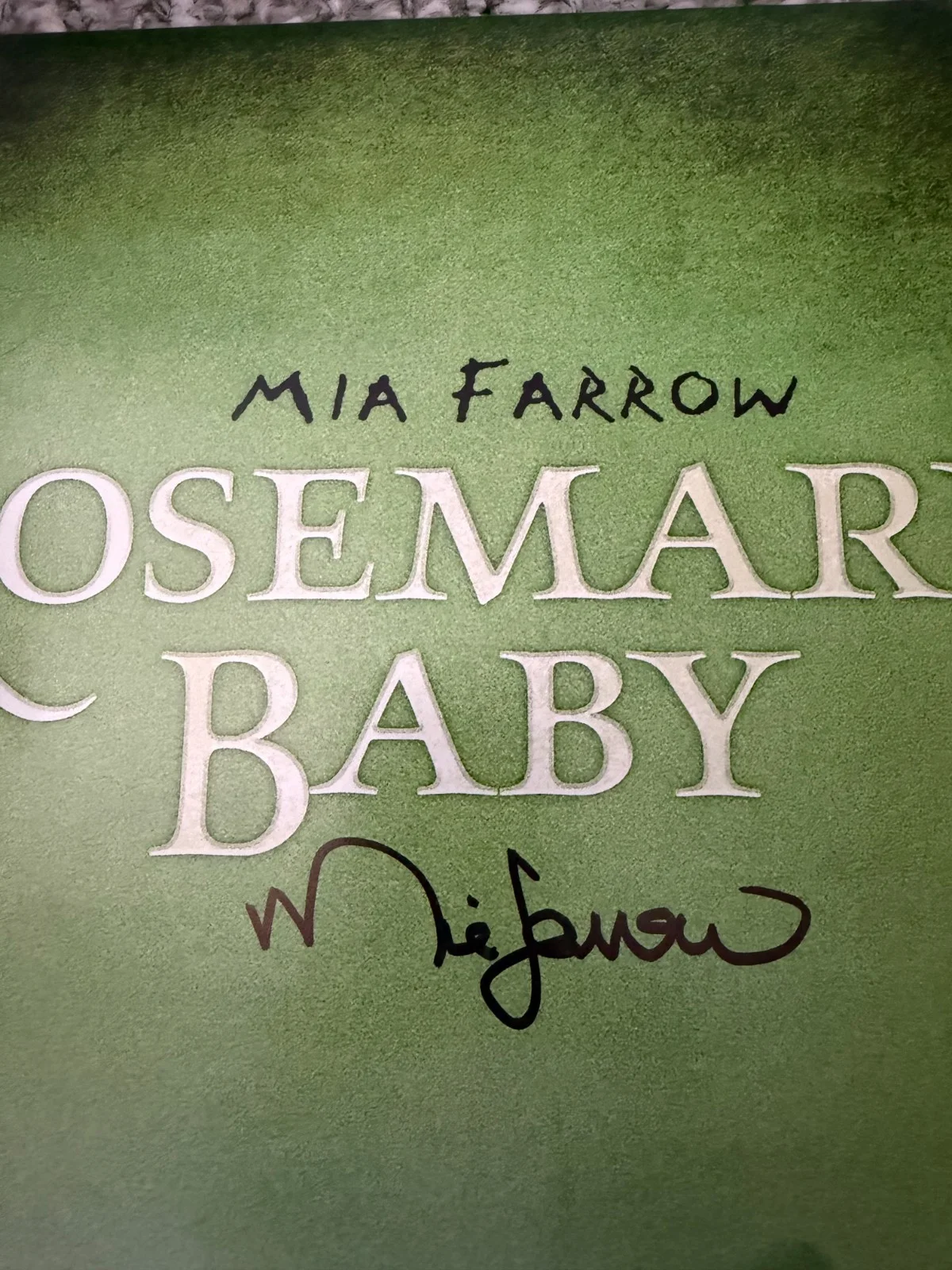 Mia Farrow — Mia Farrow Signed 11x17 Photo Rosemary's Baby Autographed Rare JSA Certified, изображение 2
