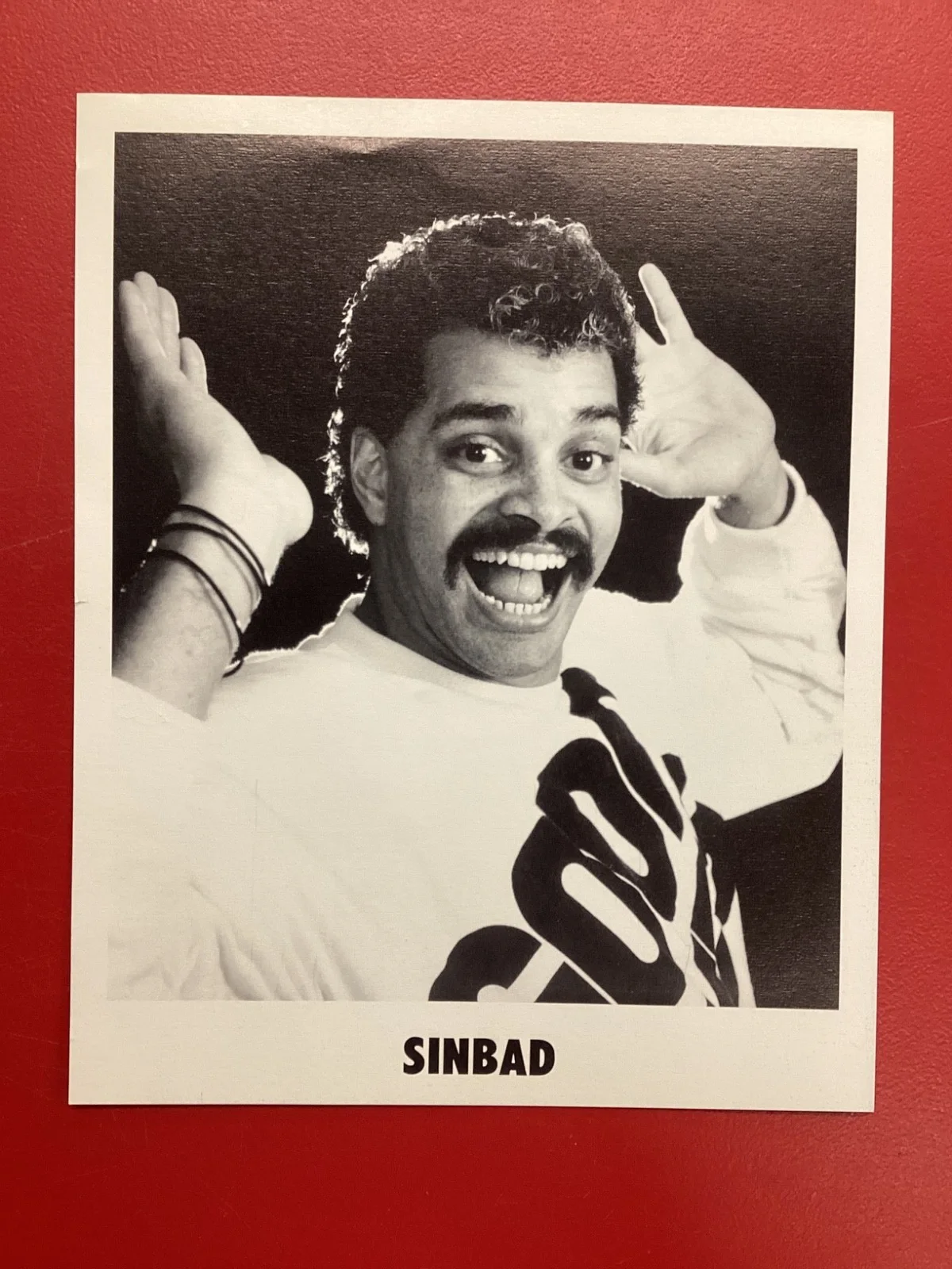 Sinbad — Sinbad 8x10 Signed Photo JSA Auto! (personalized) (thanks for making sure...), image 3