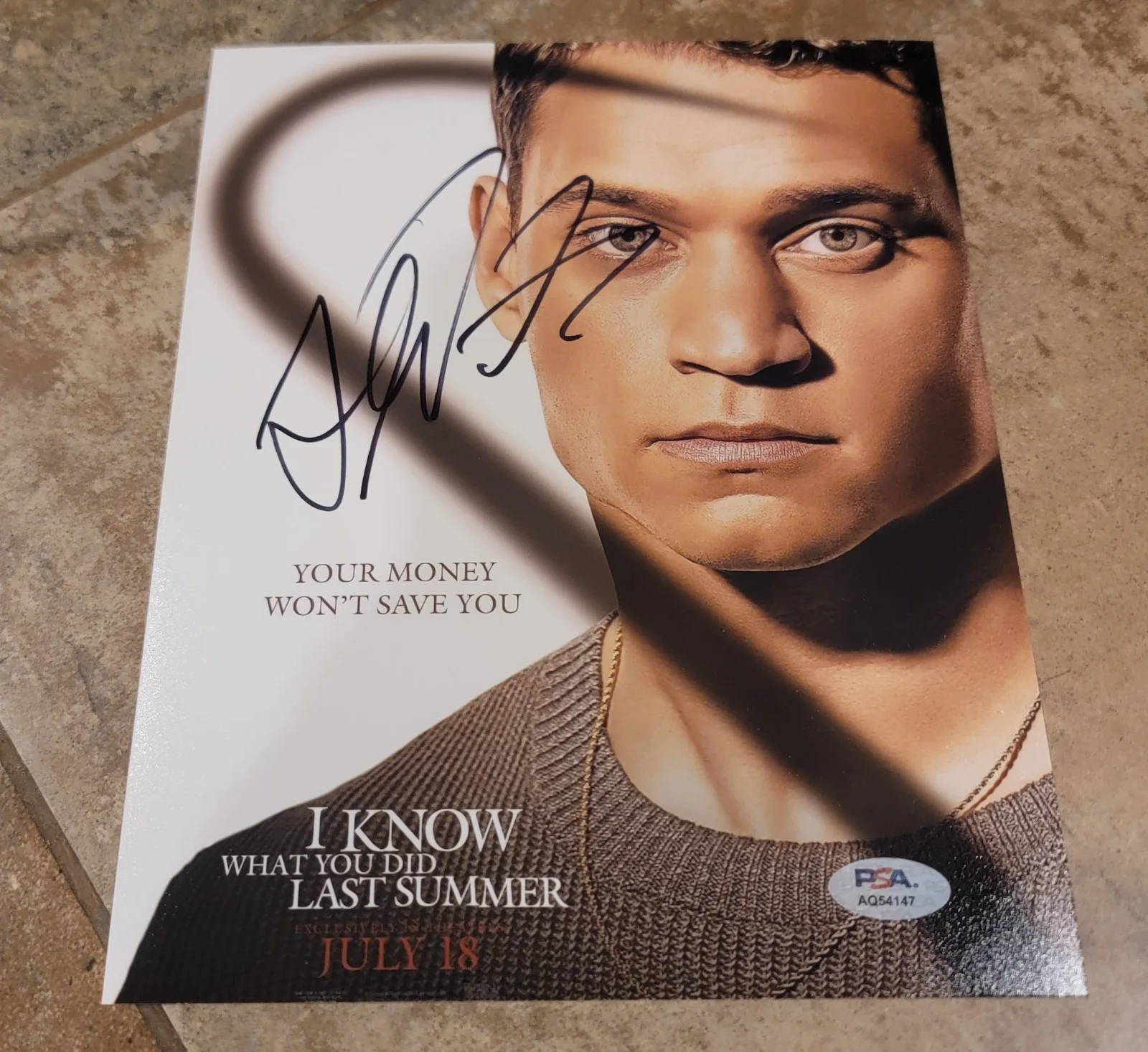Tyriq Withers — Tyriq Withers signed 8x10 photo autograph PSA I Know What You Did Last Summer