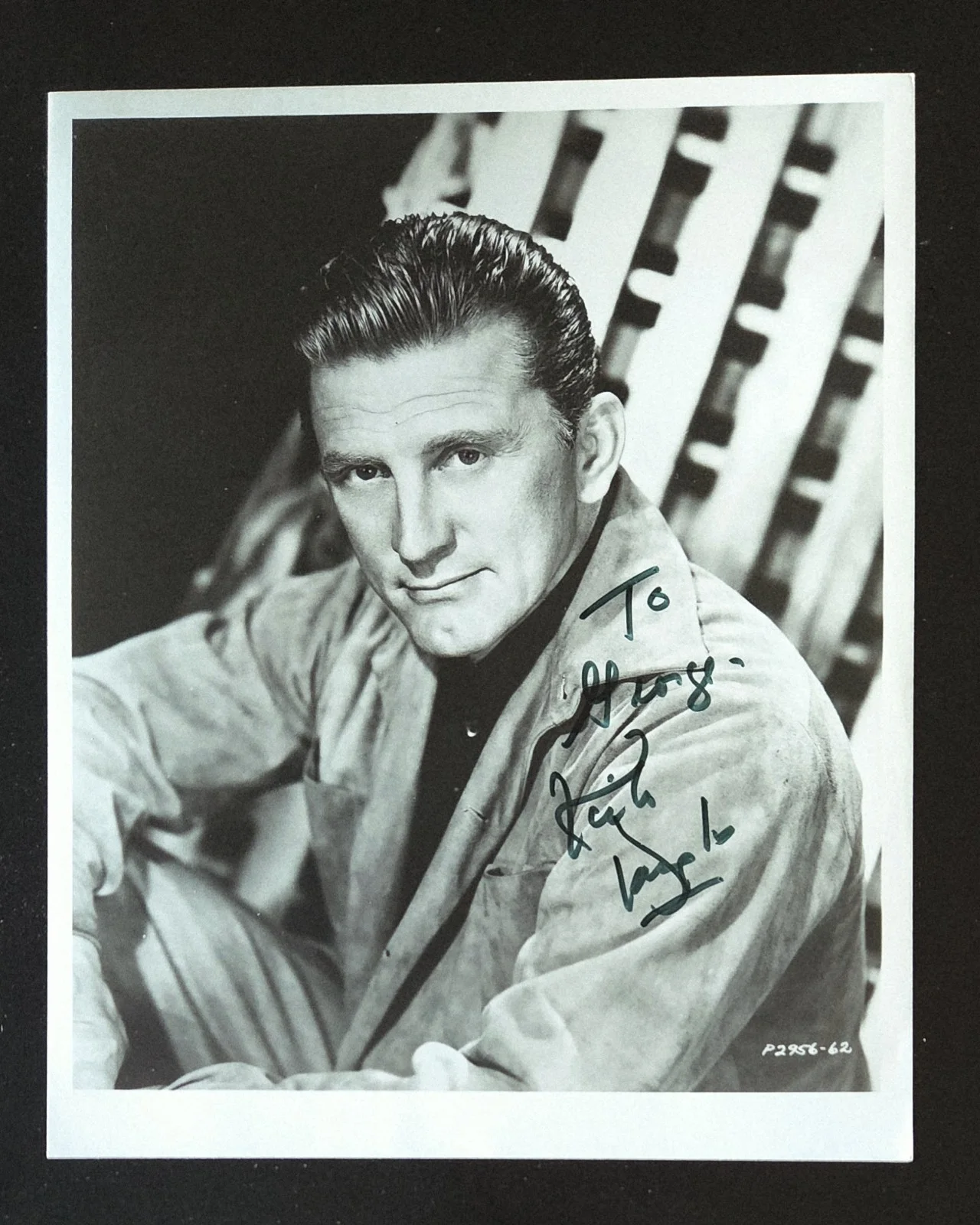 KIRK DOUGLAS — Young KIRK DOUGLAS 8x10 B&W "SPARTACUS," "PATHS OF GLORY," "CHAMPION"