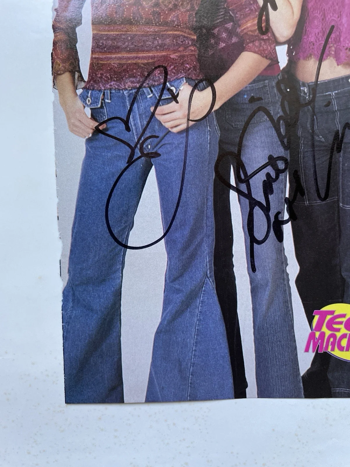 B*Witched Rare Pop Music Group Autograph Photo Pinup Signed, изображение 3