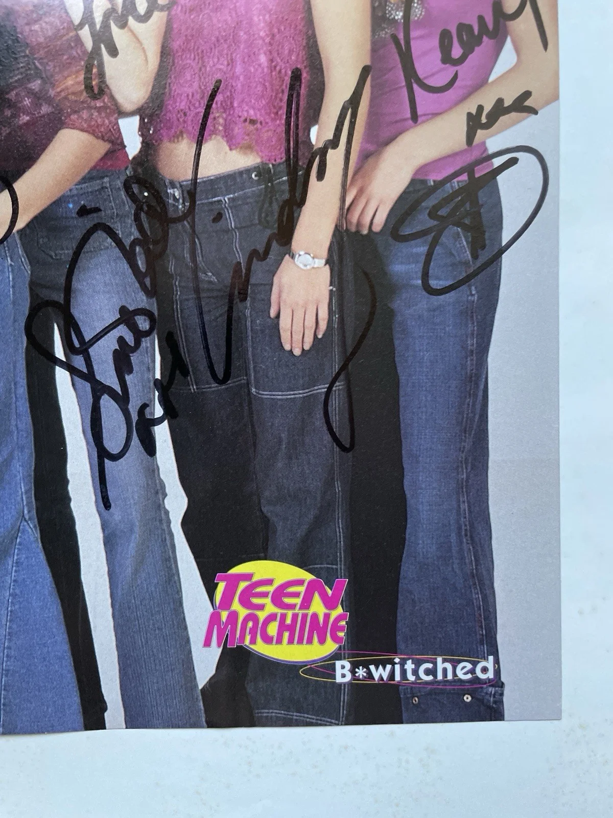 B*Witched Rare Pop Music Group Autograph Photo Pinup Signed, изображение 4