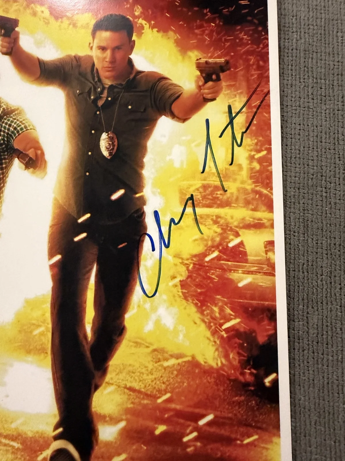 Channing Tatum, Jonah Hill, Ice Cube — 21 Jump Street Poster Hand Signed by Tatum, Hill & Ice Cube 11x17 w/COA, изображение 3
