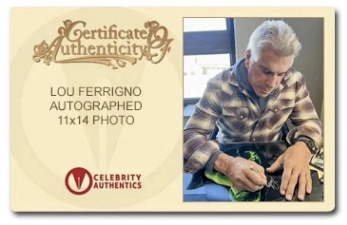 Lou Ferrigno — Lou Ferrigno Signed Autographed 11x14 Incredible Hulk' Photo celebrity authentic, image 2