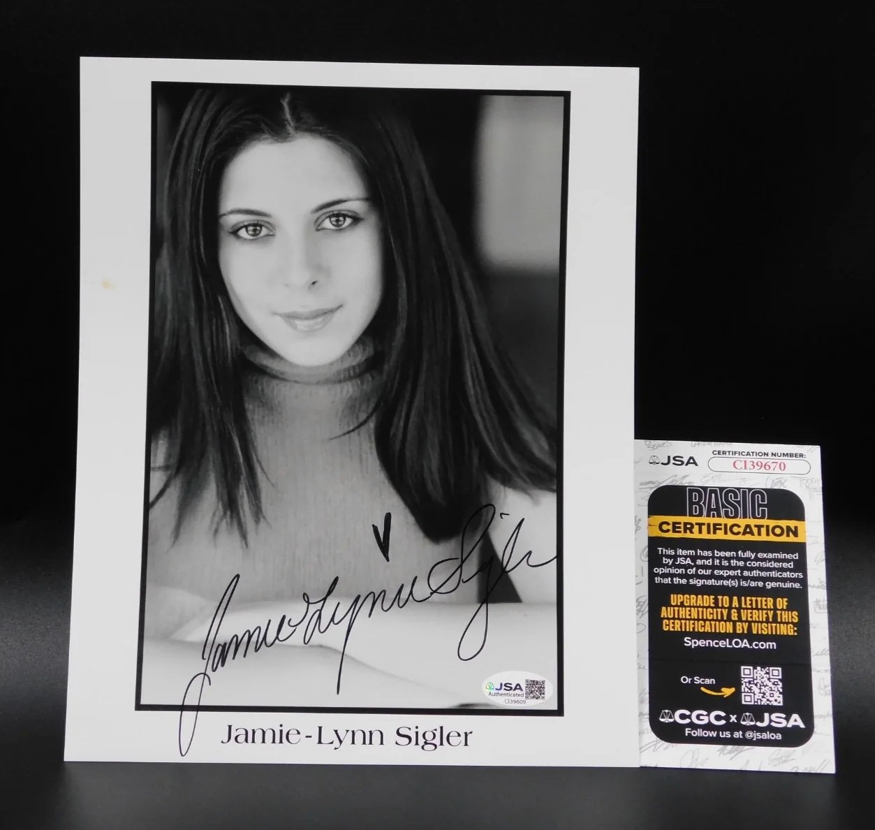 Jamie Lynn Sigler — Jamie Lynn Sigler Signed/Autographed Sopranos 8x10 Photo JSA COA
